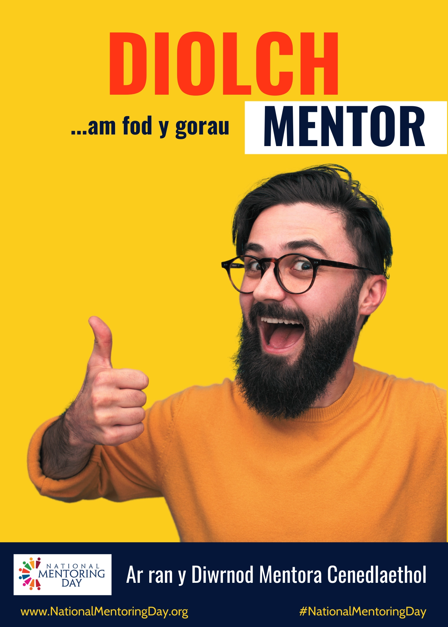 Click Here to View NATIONAL MENTORING DAY THANK YOU MENTOR Male Welsh Full Size